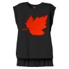 Women's Flowy Muscle Tee With Rolled Cuffs Thumbnail