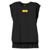 Women's Flowy Muscle Tee With Rolled Cuffs Thumbnail