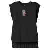 Women's Flowy Muscle Tee With Rolled Cuffs Thumbnail