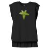 Women's Flowy Muscle Tee With Rolled Cuffs Thumbnail