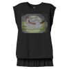 Women's Flowy Muscle Tee With Rolled Cuffs Thumbnail