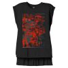 Women's Flowy Muscle Tee With Rolled Cuffs Thumbnail