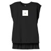 Women's Flowy Muscle Tee With Rolled Cuffs Thumbnail