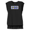 Women's Flowy Muscle Tee With Rolled Cuffs Thumbnail