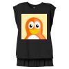 Women's Flowy Muscle Tee With Rolled Cuffs Thumbnail