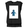 Women's Flowy Muscle Tee With Rolled Cuffs Thumbnail