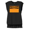 Women's Flowy Muscle Tee With Rolled Cuffs Thumbnail