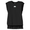 Women's Flowy Muscle Tee With Rolled Cuffs Thumbnail
