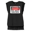 Women's Flowy Muscle Tee With Rolled Cuffs Thumbnail