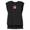 Women's Flowy Muscle Tee With Rolled Cuffs Thumbnail