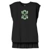 Women's Flowy Muscle Tee With Rolled Cuffs Thumbnail