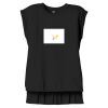 Women's Flowy Muscle Tee With Rolled Cuffs Thumbnail
