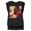 Women's Flowy Muscle Tee With Rolled Cuffs Thumbnail