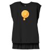 Women's Flowy Muscle Tee With Rolled Cuffs Thumbnail