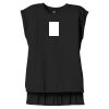 Women's Flowy Muscle Tee With Rolled Cuffs Thumbnail