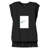 Women's Flowy Muscle Tee With Rolled Cuffs Thumbnail