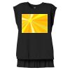 Women's Flowy Muscle Tee With Rolled Cuffs Thumbnail