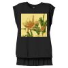 Women's Flowy Muscle Tee With Rolled Cuffs Thumbnail