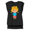 Women's Flowy Muscle Tee With Rolled Cuffs Thumbnail