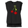 Women's Flowy Muscle Tee With Rolled Cuffs Thumbnail