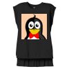 Women's Flowy Muscle Tee With Rolled Cuffs Thumbnail