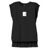 Women's Flowy Muscle Tee With Rolled Cuffs Thumbnail