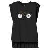 Women's Flowy Muscle Tee With Rolled Cuffs Thumbnail