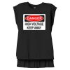 Women's Flowy Muscle Tee With Rolled Cuffs Thumbnail