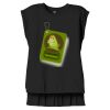 Women's Flowy Muscle Tee With Rolled Cuffs Thumbnail