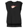 Women's Flowy Muscle Tee With Rolled Cuffs Thumbnail