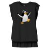 Women's Flowy Muscle Tee With Rolled Cuffs Thumbnail