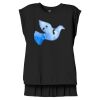 Women's Flowy Muscle Tee With Rolled Cuffs Thumbnail