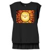 Women's Flowy Muscle Tee With Rolled Cuffs Thumbnail