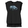 Women's Flowy Muscle Tee With Rolled Cuffs Thumbnail
