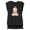 Women's Flowy Muscle Tee With Rolled Cuffs Thumbnail