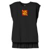 Women's Flowy Muscle Tee With Rolled Cuffs Thumbnail