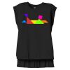 Women's Flowy Muscle Tee With Rolled Cuffs Thumbnail