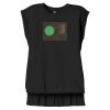 Women's Flowy Muscle Tee With Rolled Cuffs Thumbnail