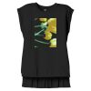Women's Flowy Muscle Tee With Rolled Cuffs Thumbnail