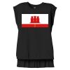 Women's Flowy Muscle Tee With Rolled Cuffs Thumbnail