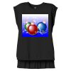 Women's Flowy Muscle Tee With Rolled Cuffs Thumbnail