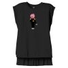 Women's Flowy Muscle Tee With Rolled Cuffs Thumbnail
