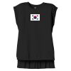 Women's Flowy Muscle Tee With Rolled Cuffs Thumbnail