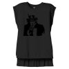 Women's Flowy Muscle Tee With Rolled Cuffs Thumbnail