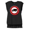 Women's Flowy Muscle Tee With Rolled Cuffs Thumbnail