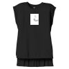 Women's Flowy Muscle Tee With Rolled Cuffs Thumbnail