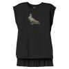 Women's Flowy Muscle Tee With Rolled Cuffs Thumbnail