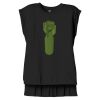 Women's Flowy Muscle Tee With Rolled Cuffs Thumbnail