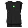 Women's Flowy Muscle Tee With Rolled Cuffs Thumbnail