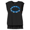 Women's Flowy Muscle Tee With Rolled Cuffs Thumbnail